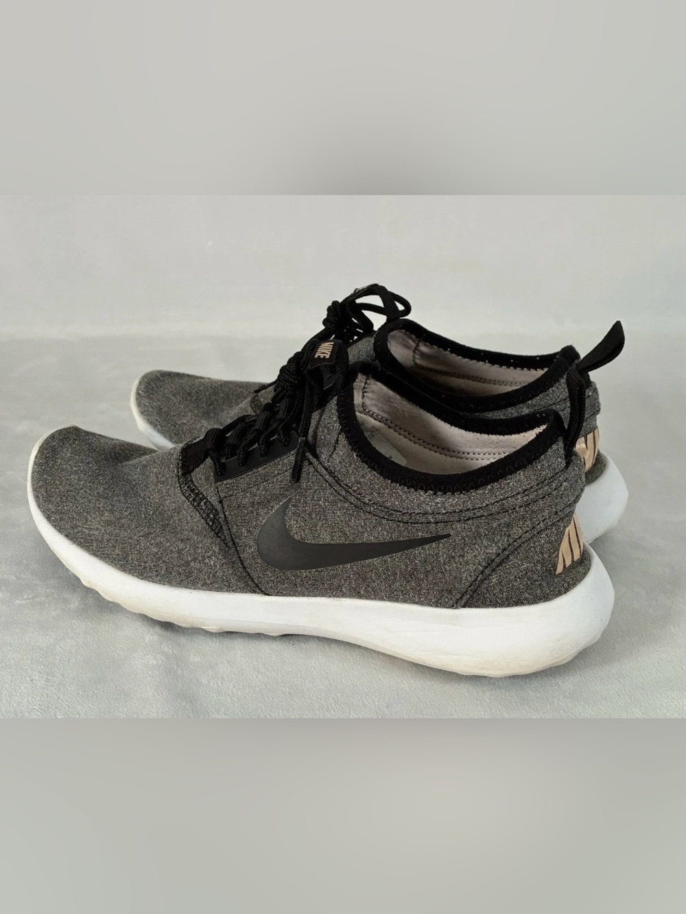 Nike Juvenate Gray Black Bronze Running Sneakers 862335-001 Shoes-Womens 8